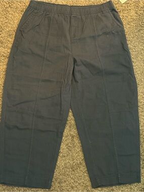 Old Navy women’s Elastic Waist Cargo Pants in Dark Charcoal